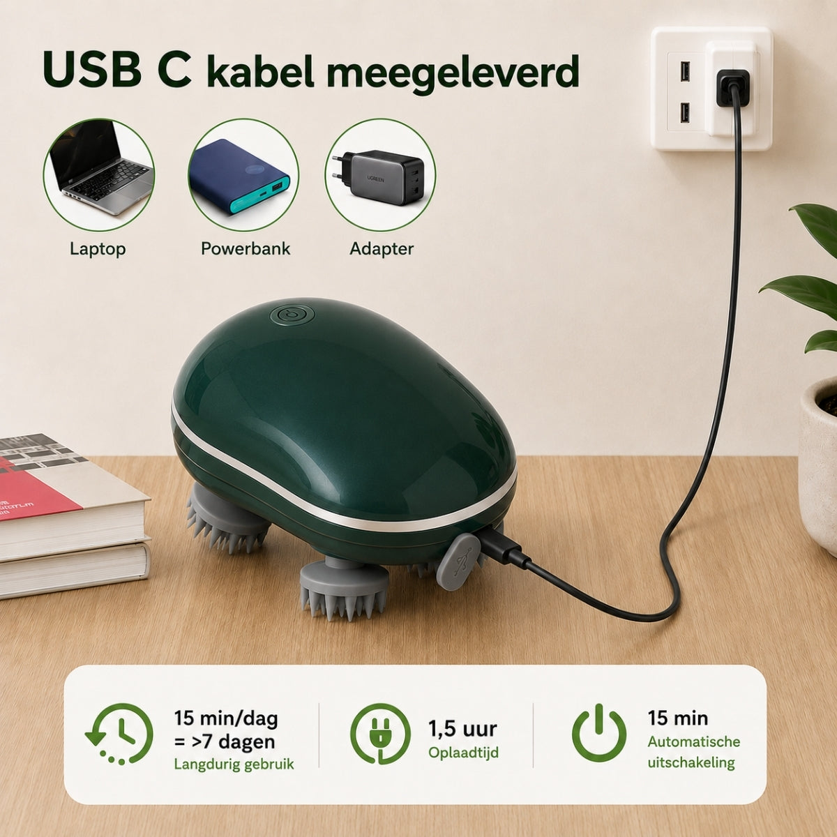 PetPulse™ | Handzame Elektrische Massageborstel voor Huisdieren
