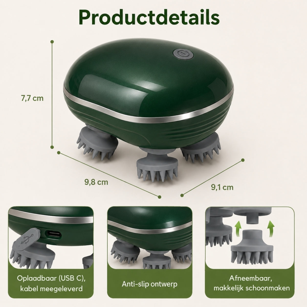 PetPulse™ | Handzame Elektrische Massageborstel voor Huisdieren