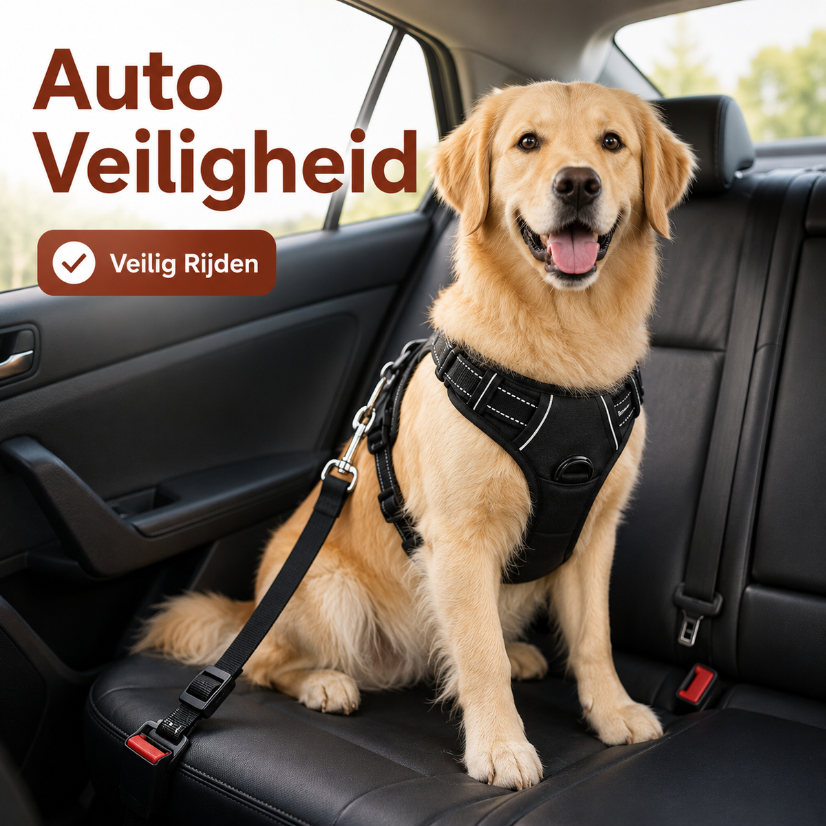 SafeRide™ | Autoharnas voor Honden
