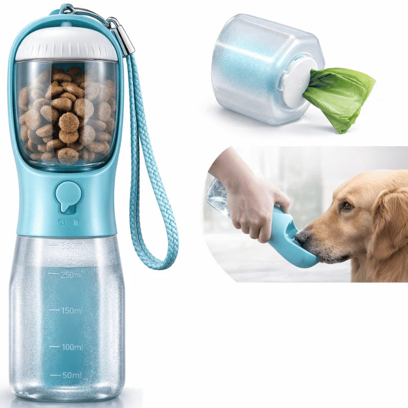 3-in-1 Draagbare Waterfles voor Honden