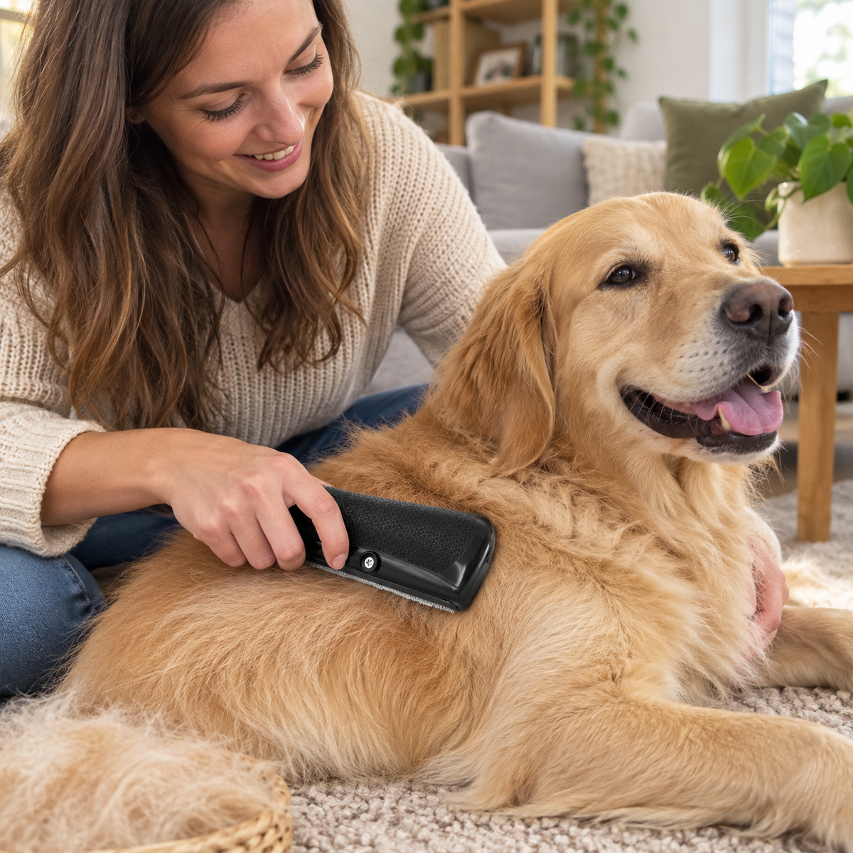 VachtVrij™ — Ondervachtborstel voor honden