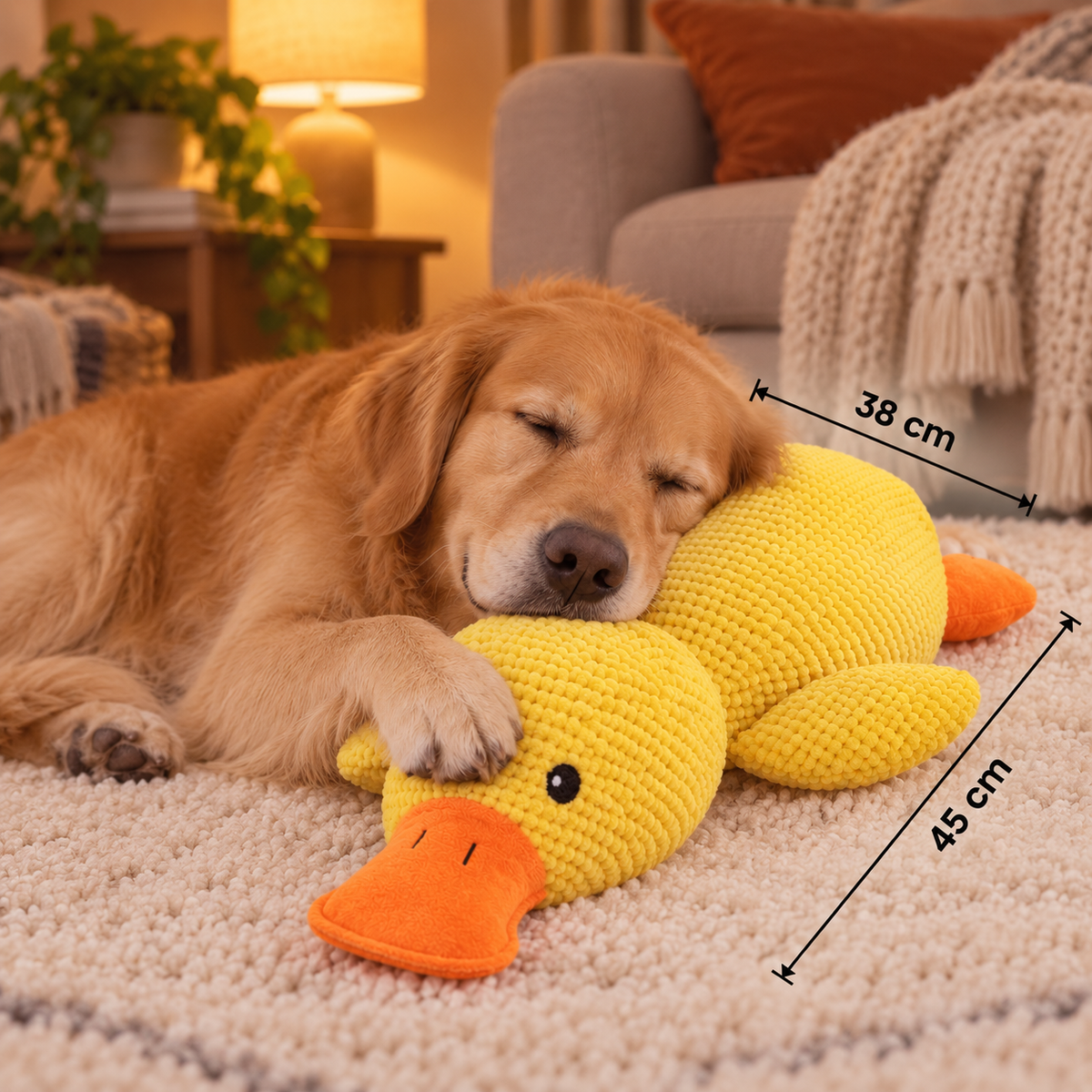 QuackBuddy™ | Kalmerende Eendenknuffel voor Honden