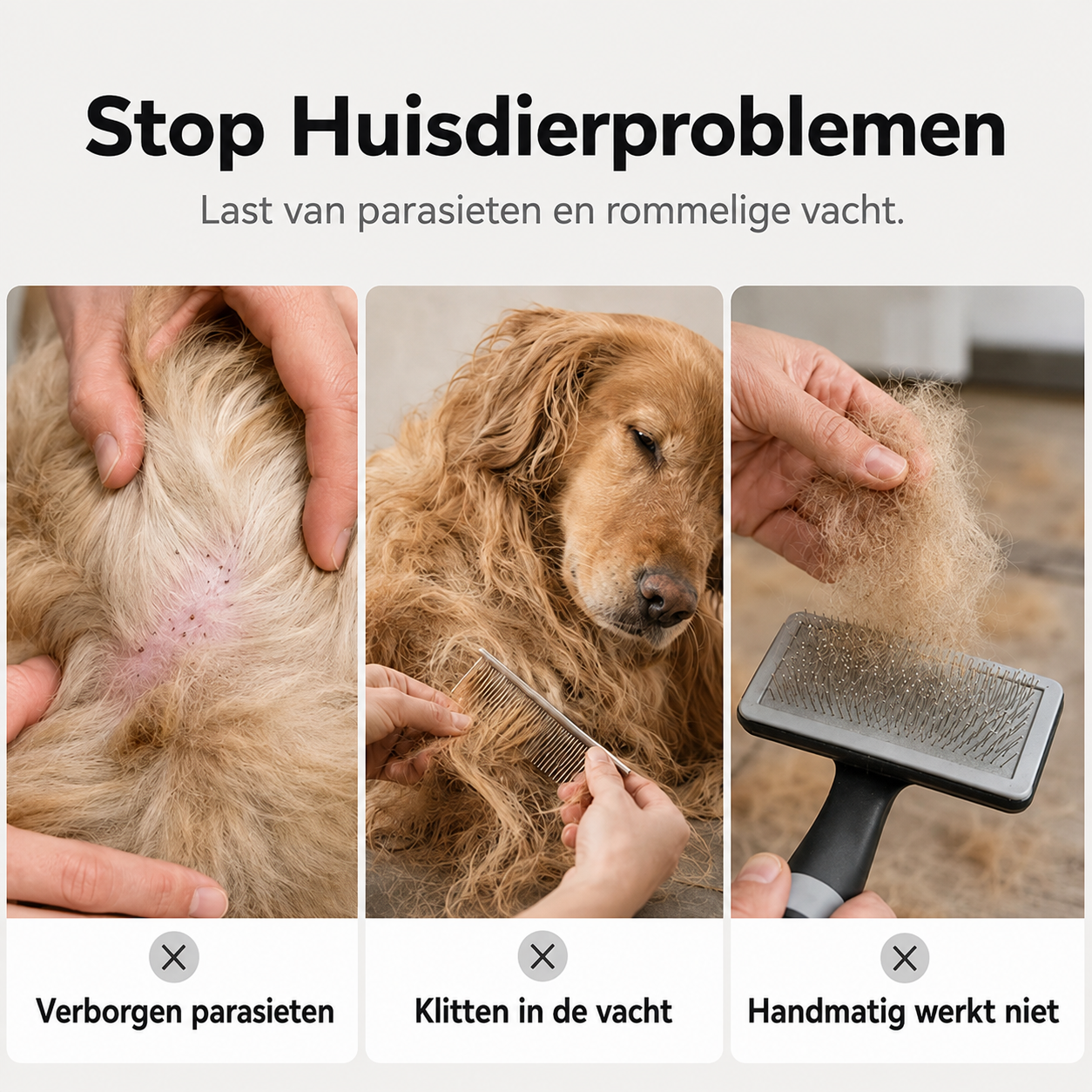 FleaGuard™ | 2-in-1 Kam voor Vlooien & Teken