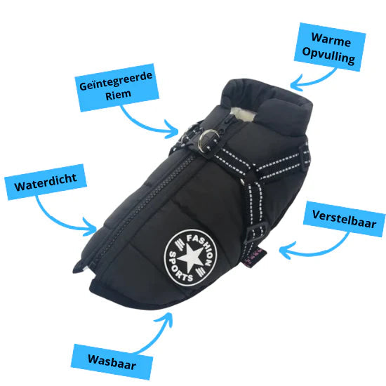 FluffyFit ingebouwd harnas en warme voering