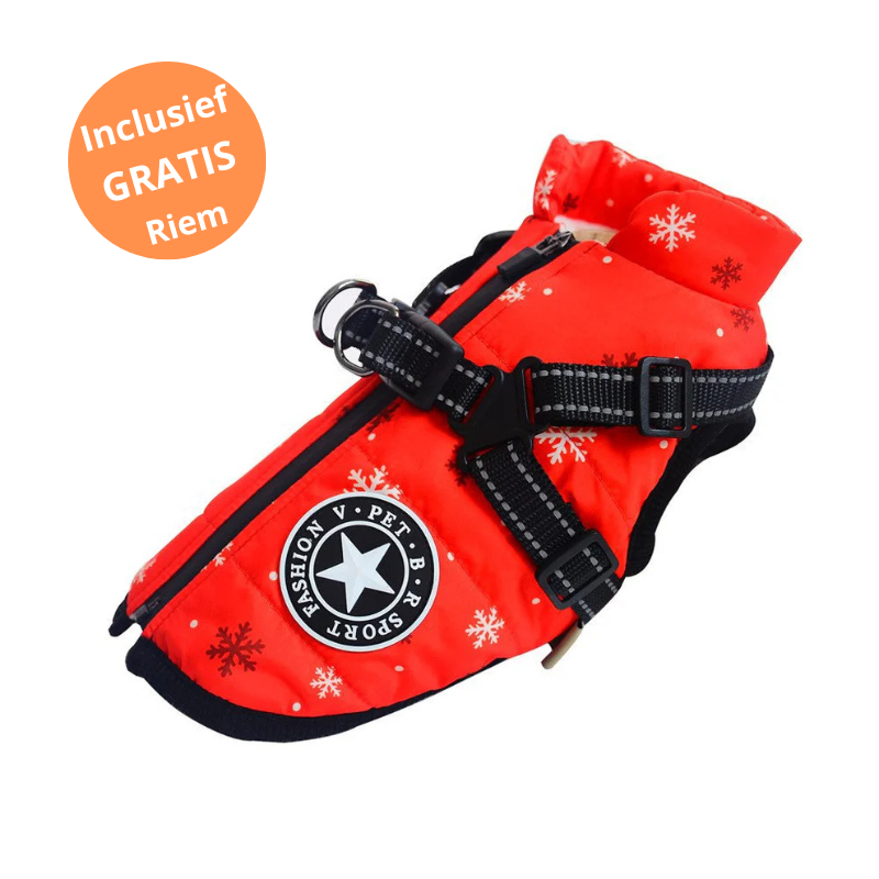 FluffyFit kerst hondenjas