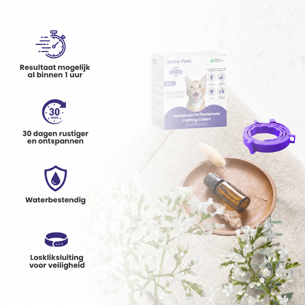 Gentle Paws resultaat mogelijk binnen 1 uur en waterbestendig