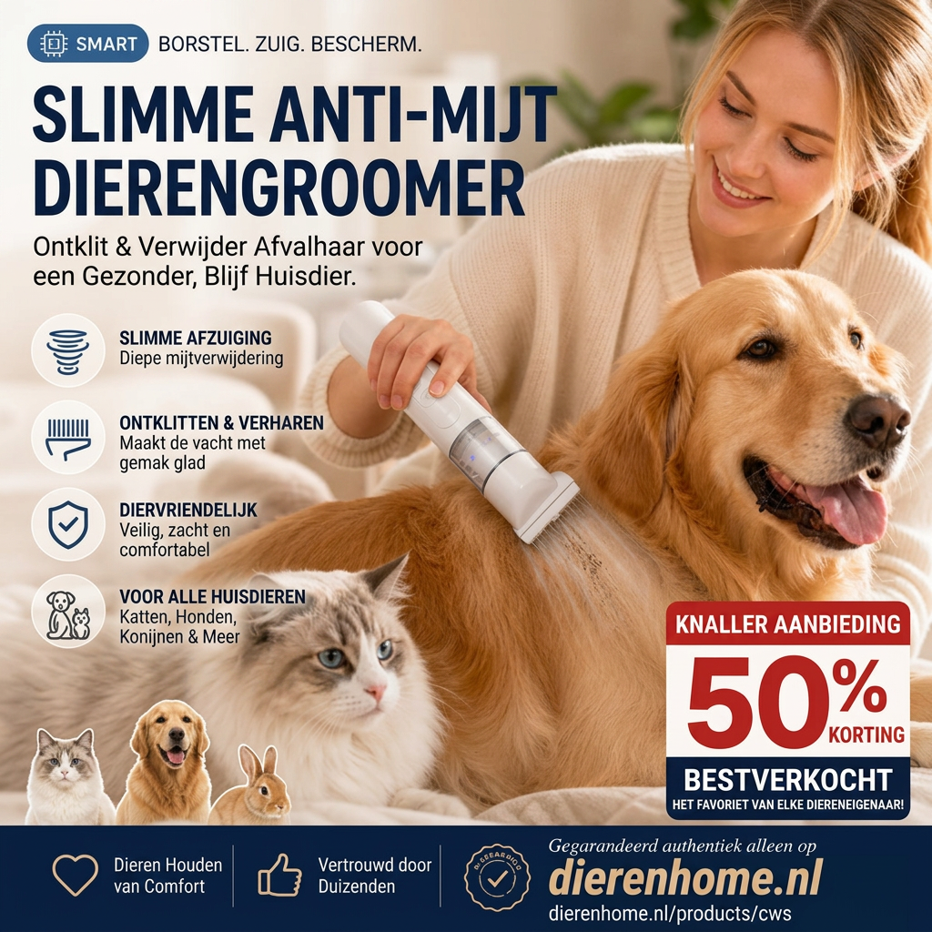 FleaGuard™ | 2-in-1 Kam voor Vlooien & Teken