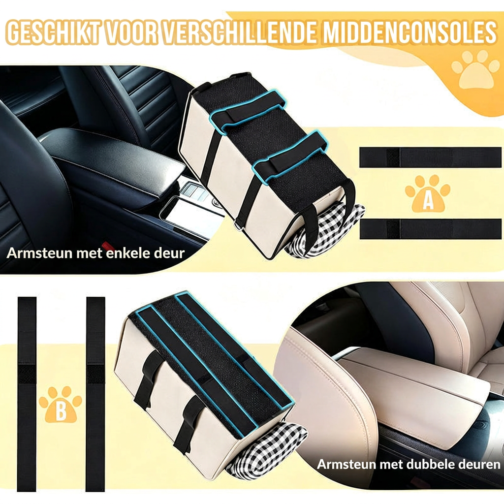 TravelNest™ | Comfortabele Autostoel voor Honden