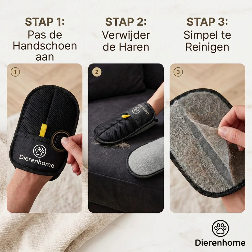 De Magische haarborstel | Nooit meer losse haren in huis!