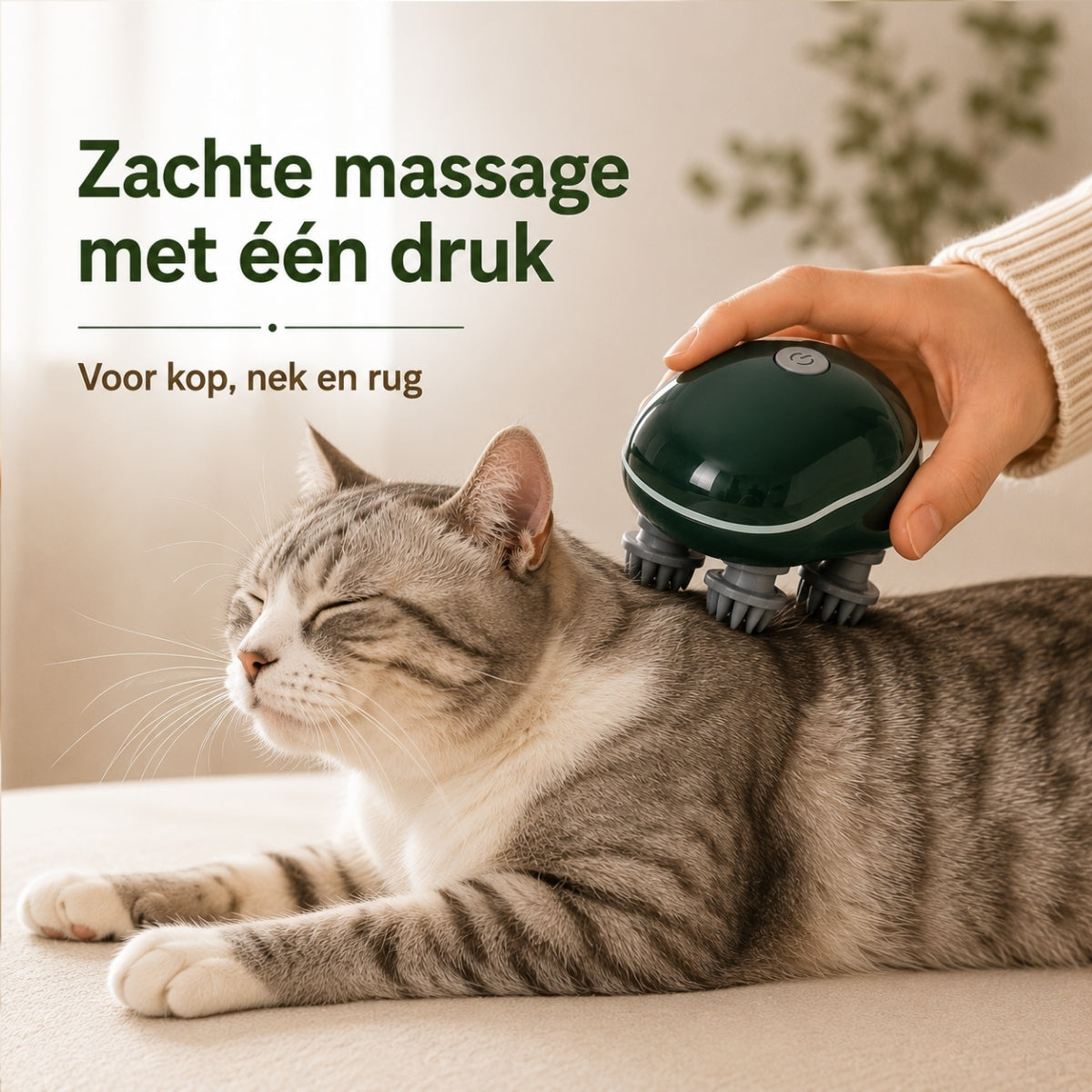 PetPulse™ | Handzame Elektrische Massageborstel voor Huisdieren