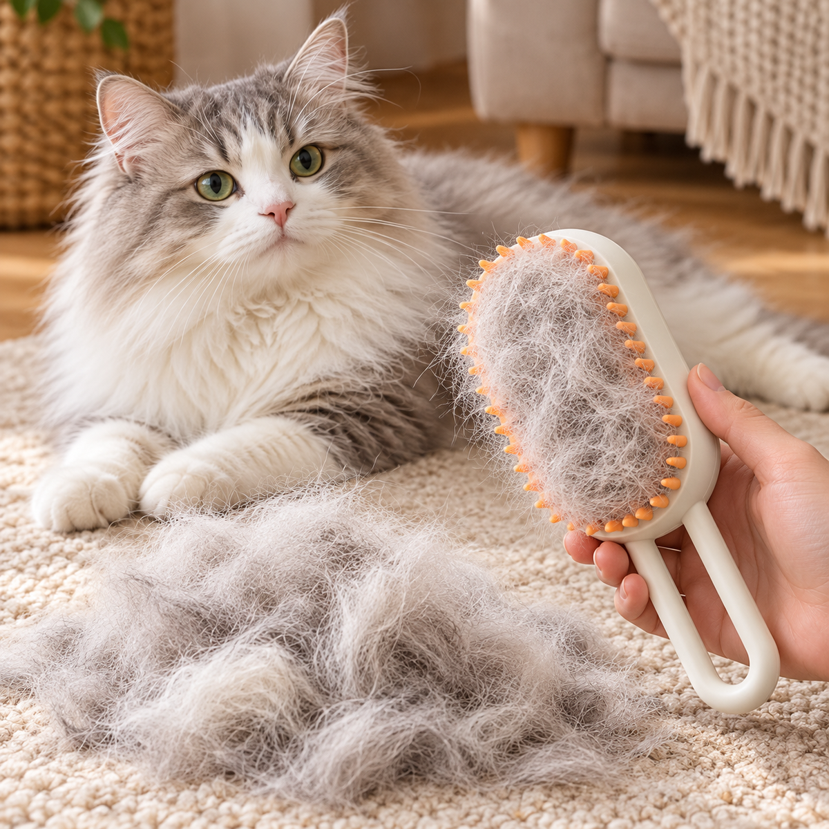 VachtCare™ | Elektrische Stoomborstel voor Honden & Katten