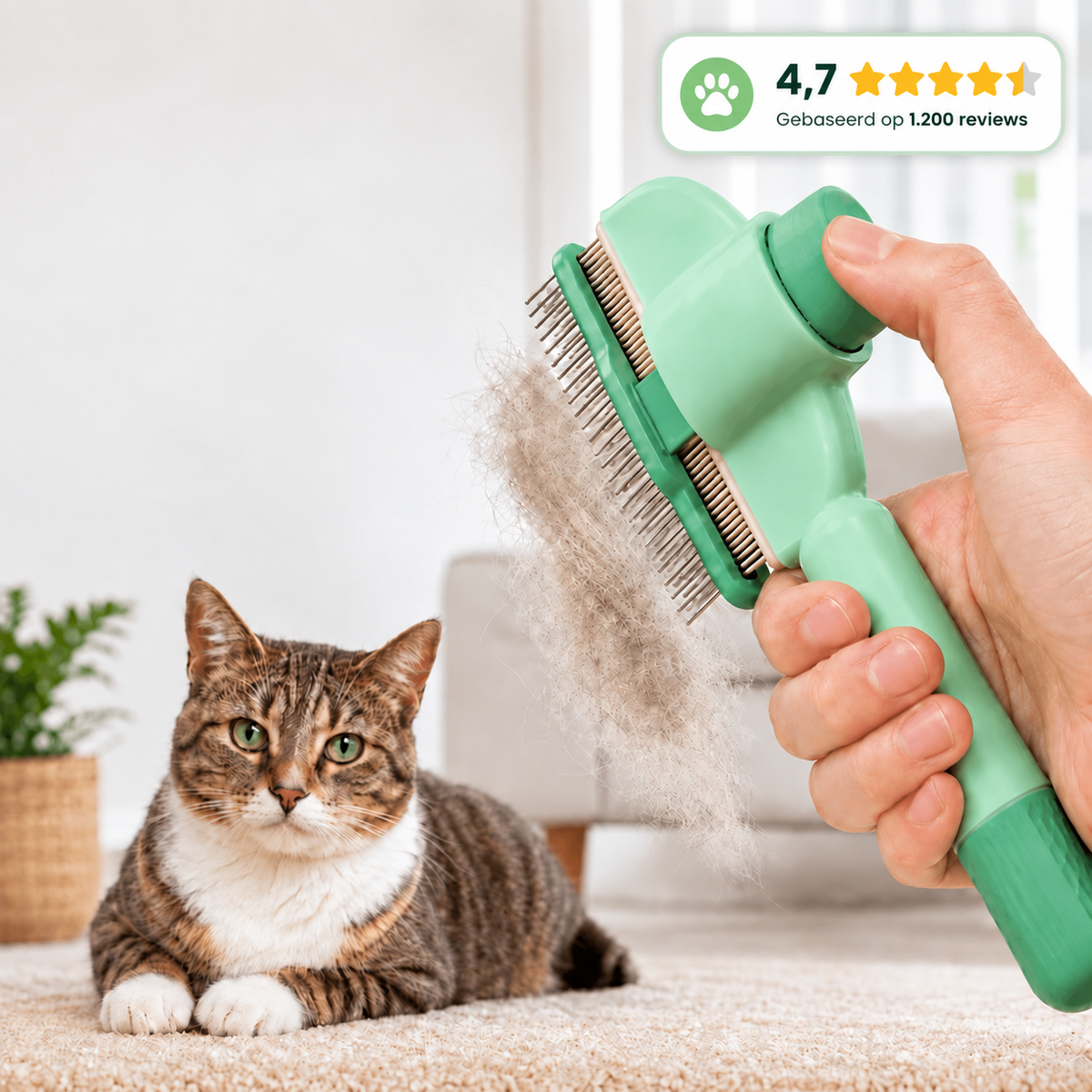 FurClean™ | Haarverwijderingsborstel voor Huisdieren