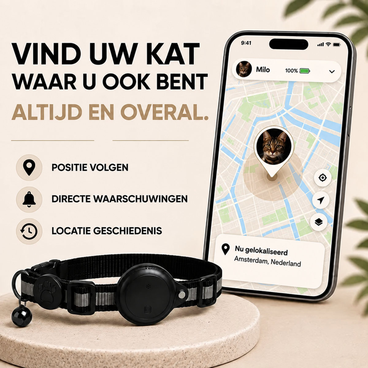 Félis - Intelligente halsband voor kat