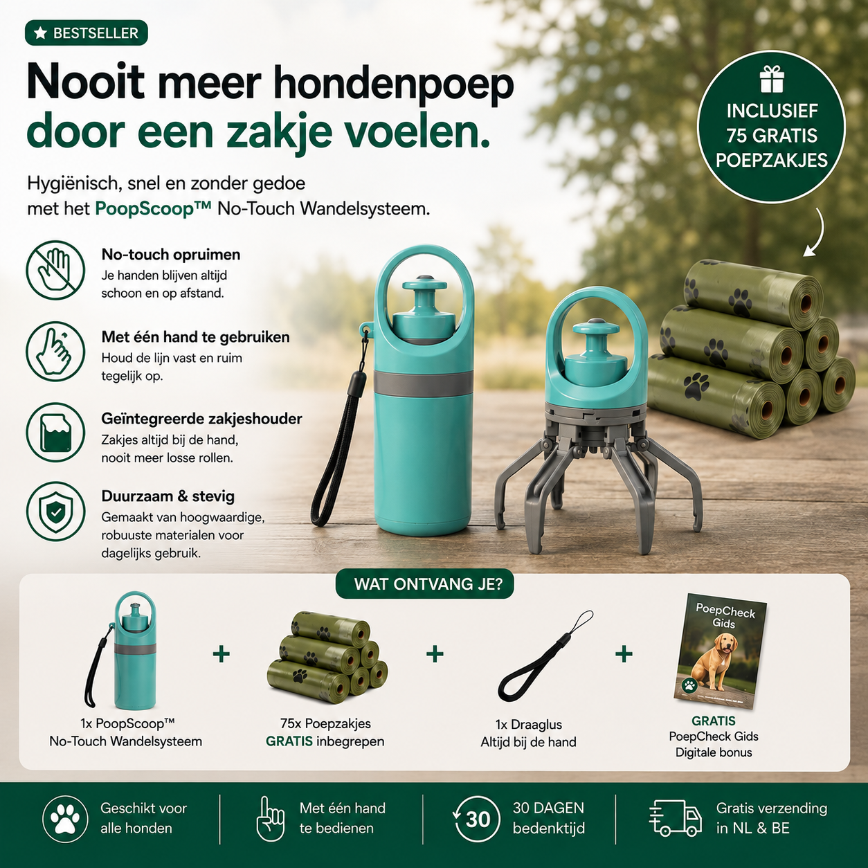 PoopScoop™ | Draagbare Poepgrijper voor Honden