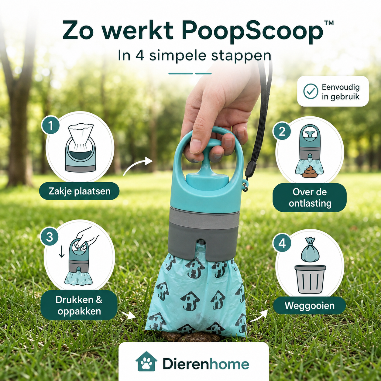 PoopScoop™ | Draagbare Poepgrijper voor Honden