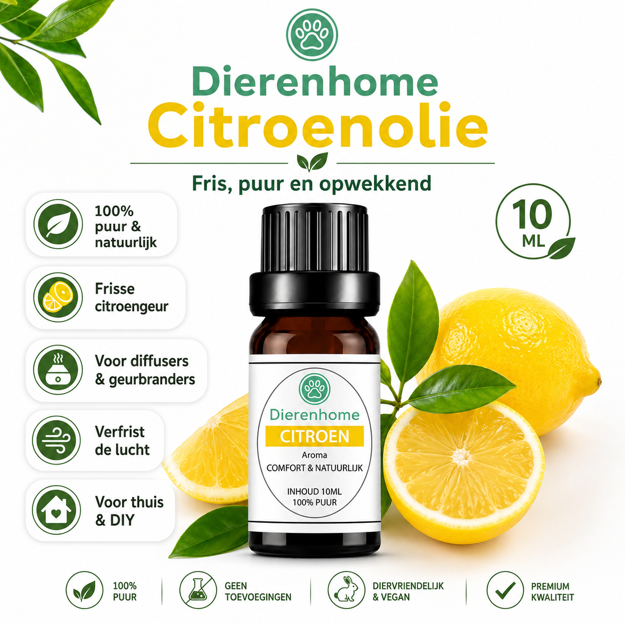 Dierenhome Essentiële Citroenolie
