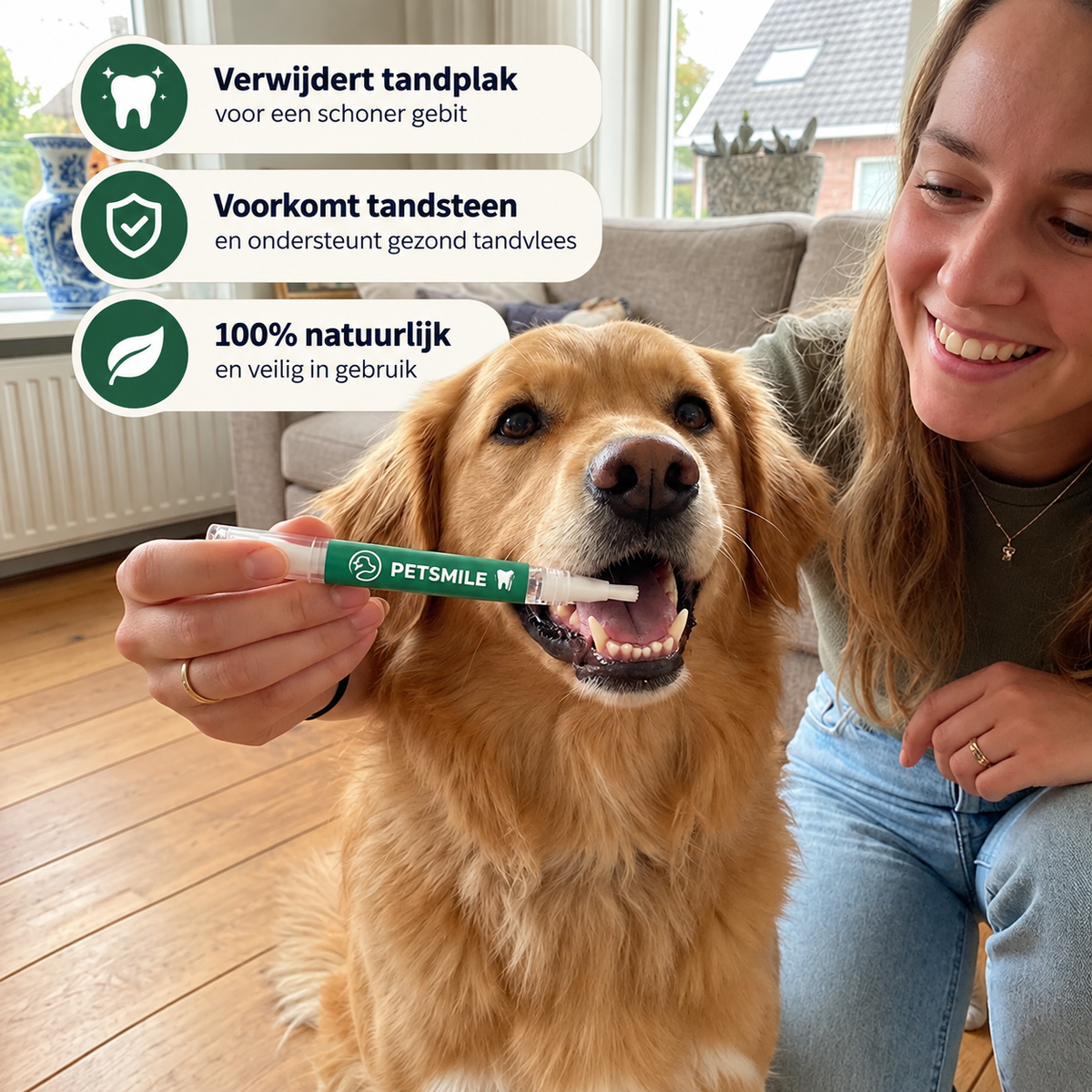 PetSmile™ | Zeg vaarwel tegen tandplak en een stinkende adem!