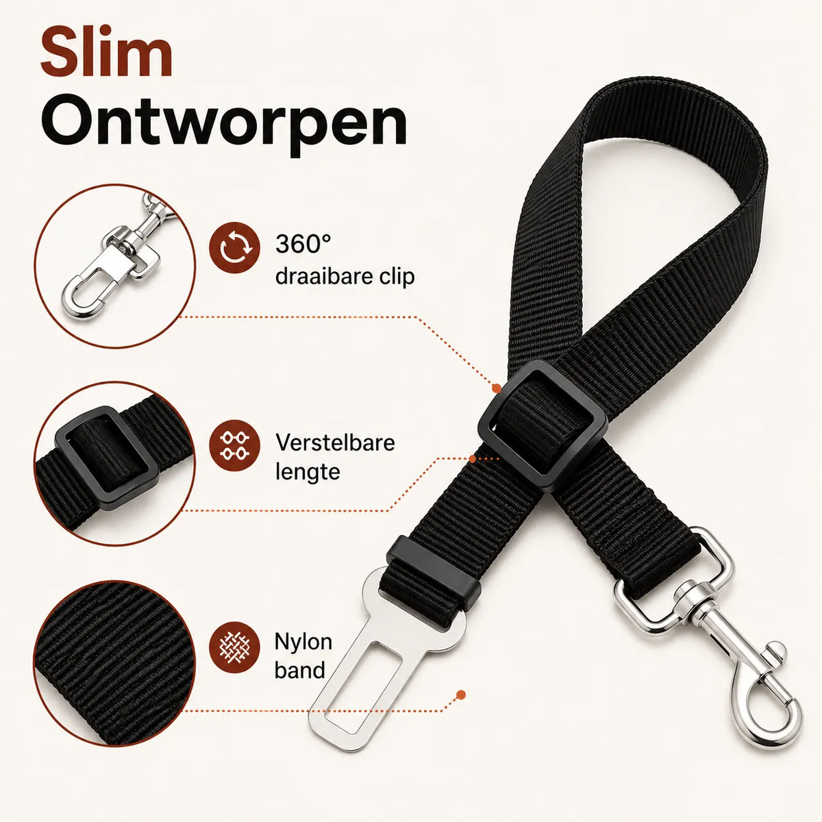 SafeBelt™ | Autogordel voor Honden