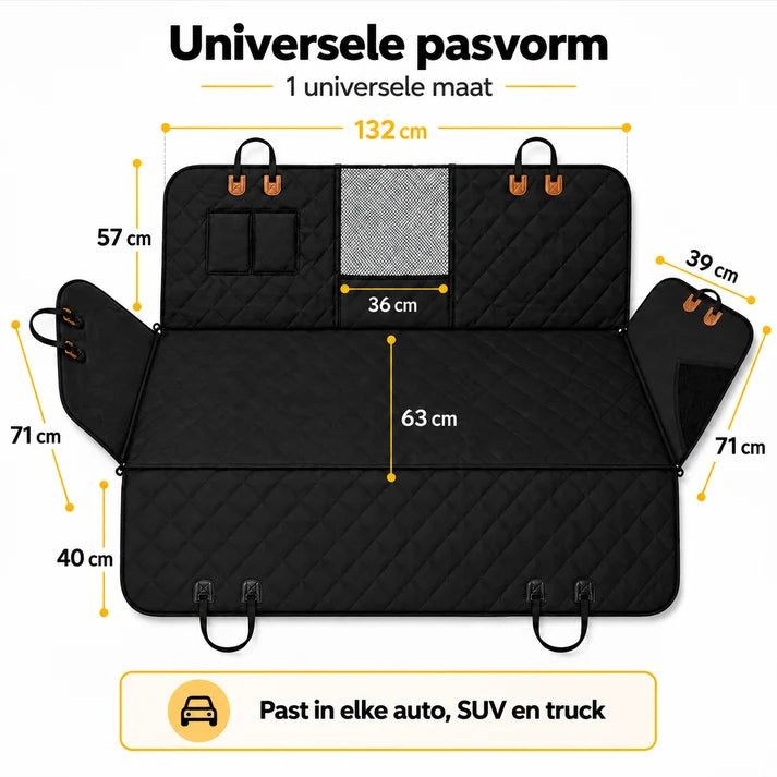 TravelPad™ – Beschermhoes Voor de Achterbank Voor Honden