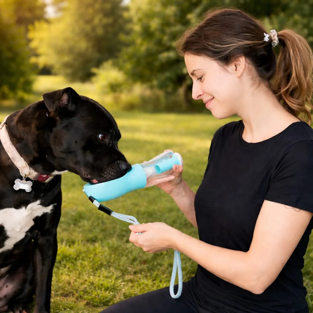 3-in-1 Draagbare Waterfles voor Honden