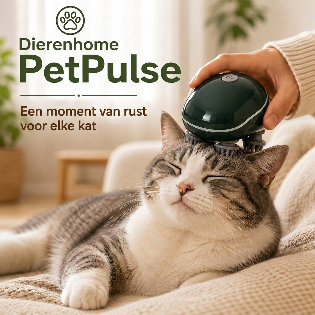 PetPulse™ | Handzame Elektrische Massageborstel voor Huisdieren
