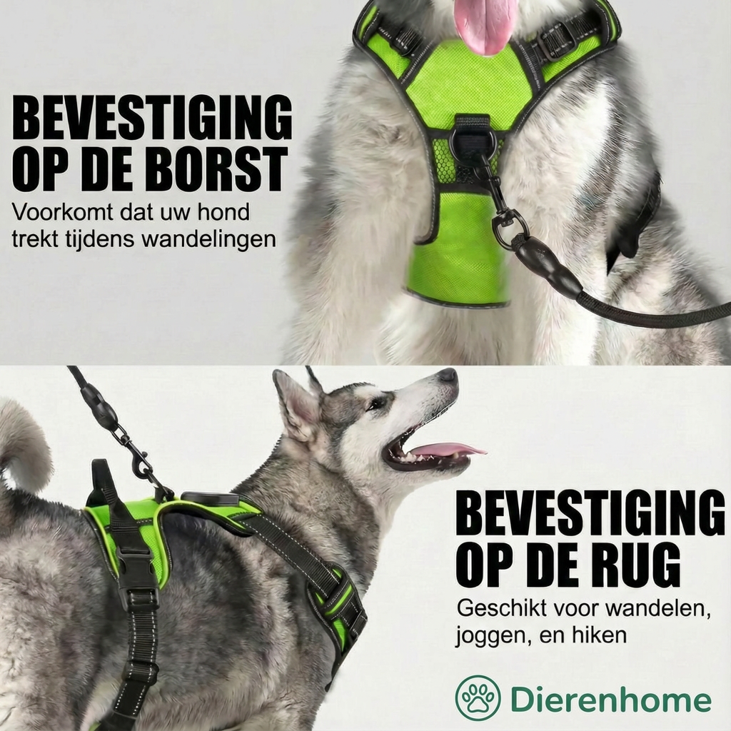 GlowPaw™ | Glow-in-the-dark Waterdicht Hondenharnas