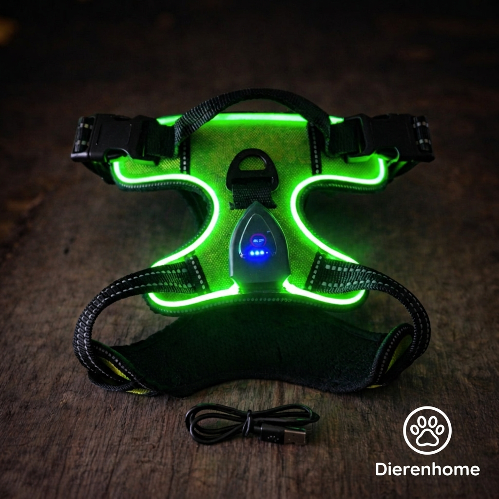 GlowPaw™ | Glow-in-the-dark Waterdicht Hondenharnas