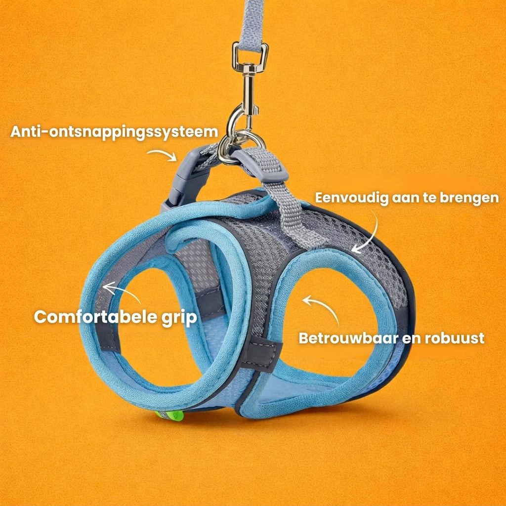 Dierenhome ™ Kattenharnas + gratis riem