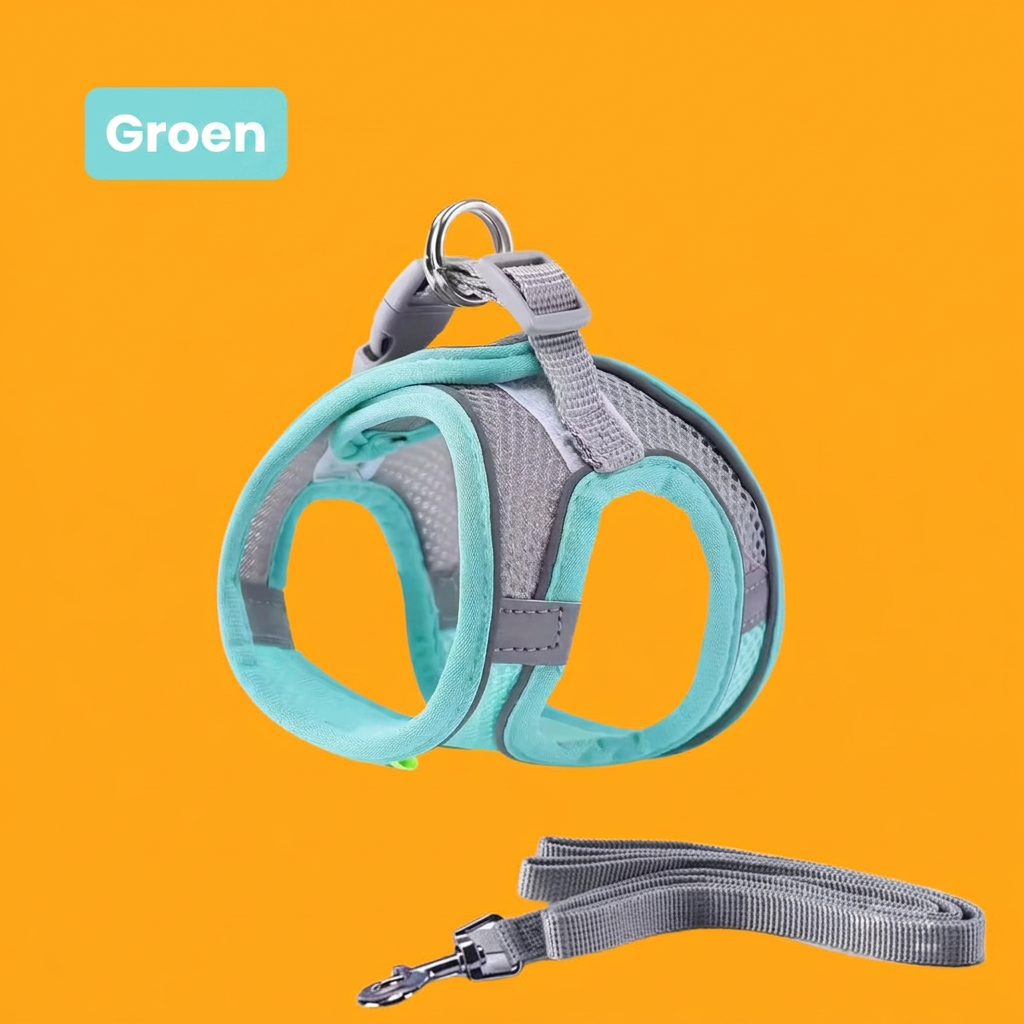 Dierenhome ™ Kattenharnas + gratis riem