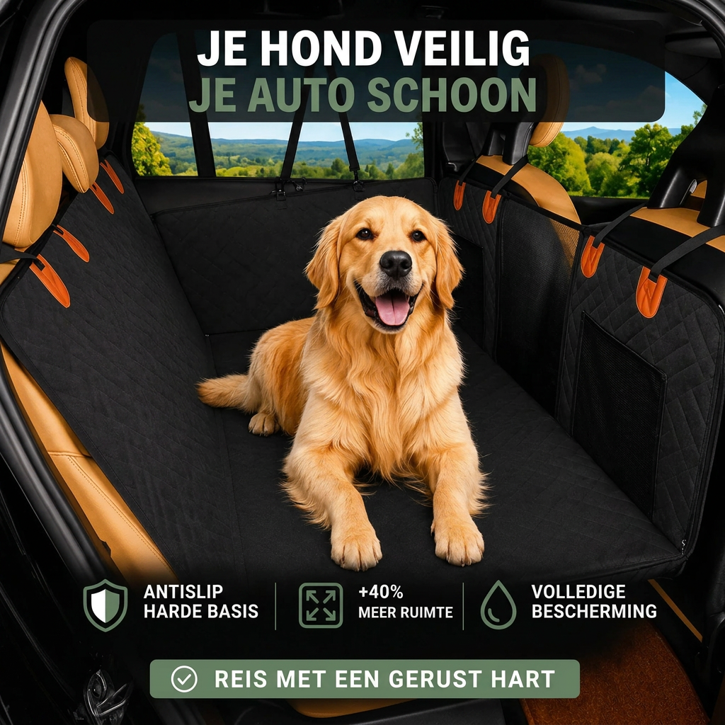 TravelPad™ – Beschermhoes Voor de Achterbank Voor Honden
