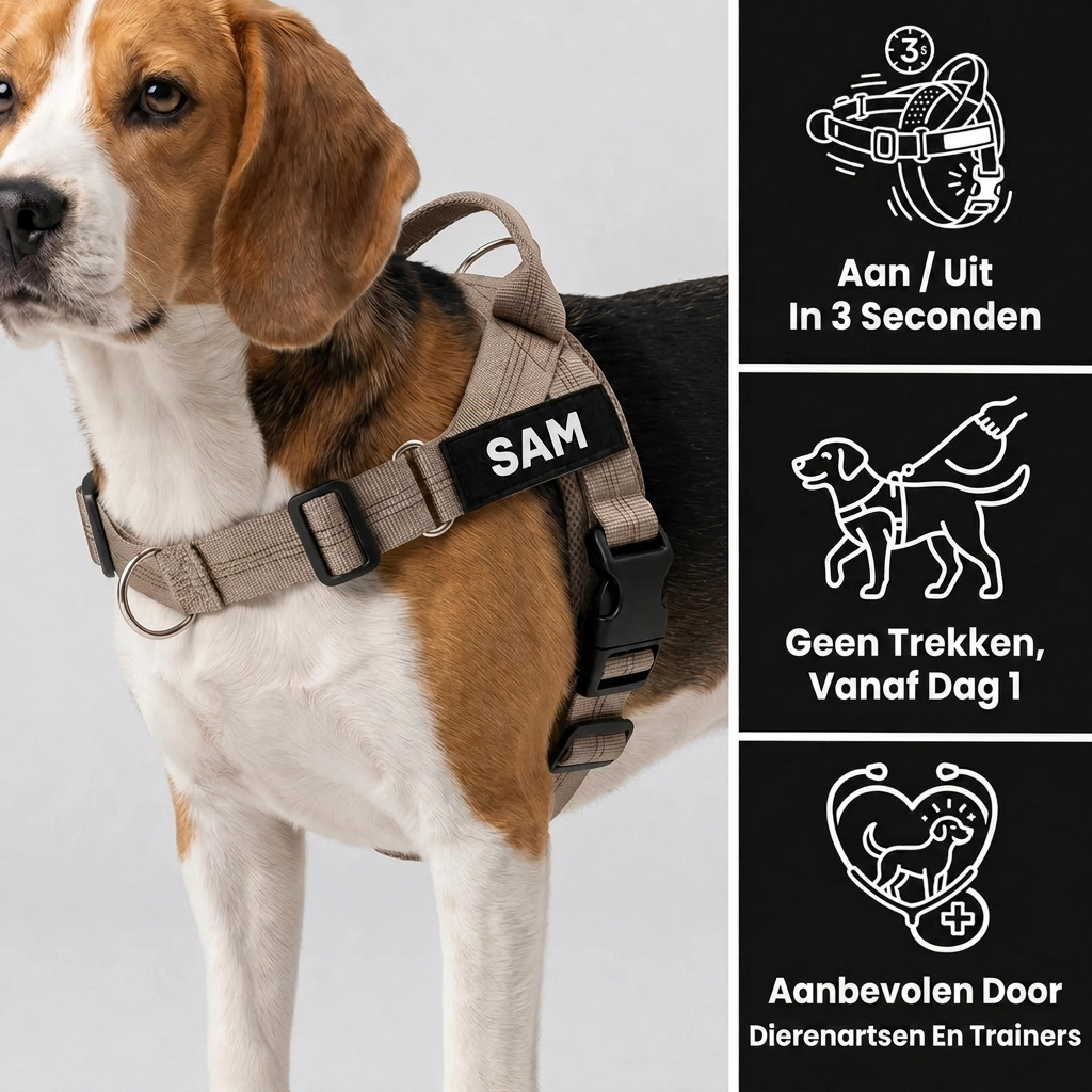 SafePaw™ – Anti-Trek Hondenharnas