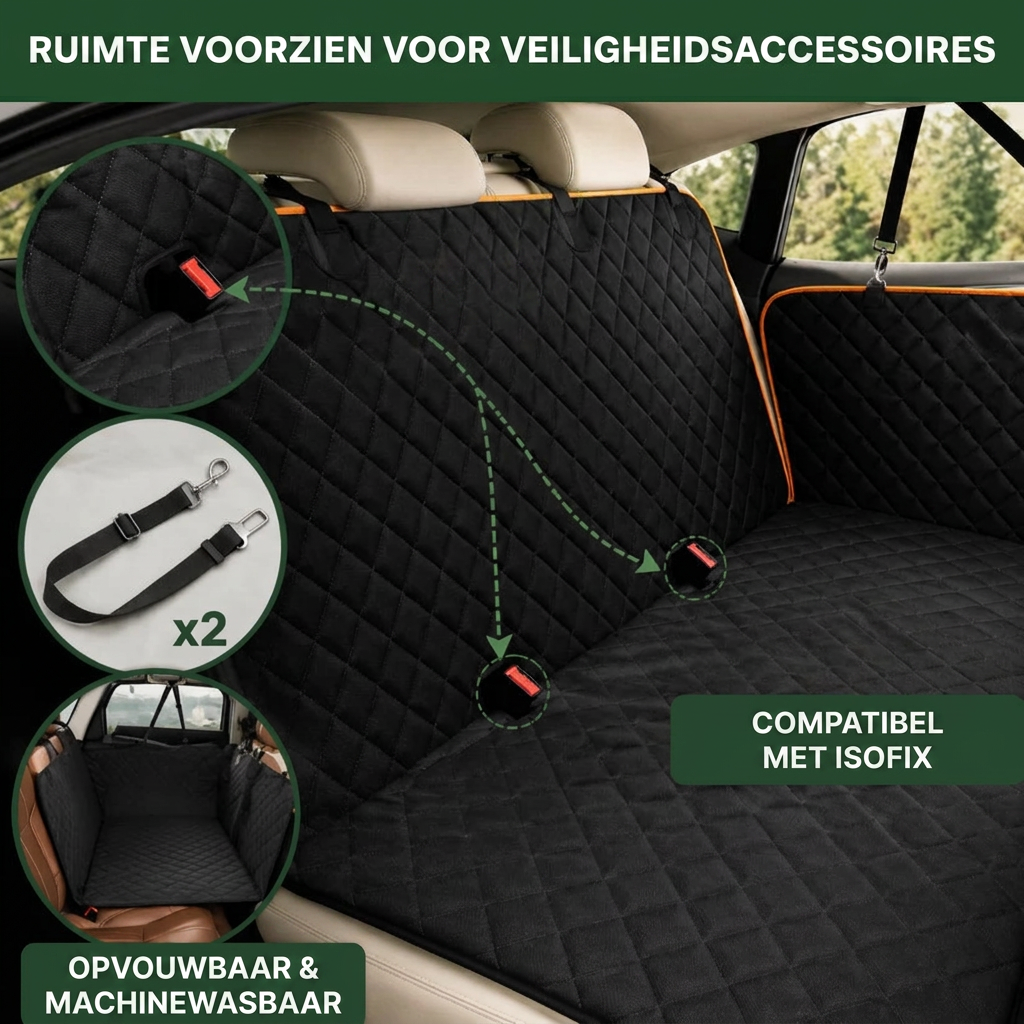 TravelPad™ – Beschermhoes Voor de Achterbank Voor Honden
