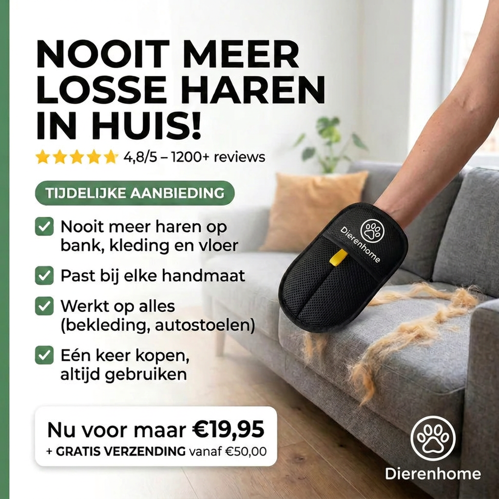 De Magische haarborstel | Nooit meer losse haren in huis!