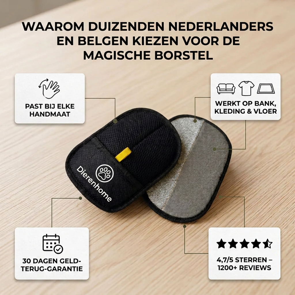 De Magische haarborstel | Nooit meer losse haren in huis!